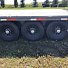 Charcoal 2026 Double A 32' Pro Gooseneck Flatdeck Trailer - GVWR: 21,000lbs