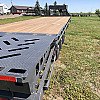 Charcoal 2026 Double A 32' Pro Gooseneck Flatdeck Trailer - GVWR: 21,000lbs