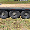 Charcoal 2026 Double A 32' Pro Gooseneck Flatdeck Trailer - GVWR: 21,000lbs