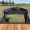 Charcoal 2026 Double A 32' Pro Gooseneck Flatdeck Trailer - GVWR: 21,000lbs