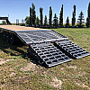 Charcoal 2026 Double A 32' Pro Gooseneck Flatdeck Trailer - GVWR: 21,000lbs
