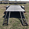 Black 2026 Rainbow Trailers 16' Car & Equipment Trailer