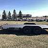 Black 2026 Rainbow Trailers 16' Express Car & Equipment Trailer