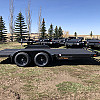 Black 2026 Rainbow Trailers 16' Express Car & Equipment Trailer