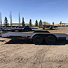 Black 2026 Rainbow Trailers 18' Car & Equipment Trailer - GVWR: 7000lbs