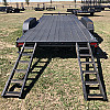 Black 2026 Rainbow Trailers 18' Car & Equipment Trailer