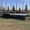 Black 2026 Rainbow Trailers 18' Car & Equipment Trailer