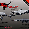 Black 2026 Rainbow Trailers 16' Express Car & Equipment Trailer