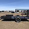 Black 2026 Rainbow Trailers 7'x14' Express Utility Trailer with Ramp Sides & LG Ramp