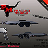 Black 2026 Rainbow Trailers 16' Car & Equipment Trailer