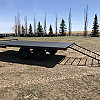 Black 2026 Rainbow Trailers 14' Express Deck Above