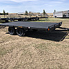 Black 2026 Rainbow Trailers 14' Express Deck Above