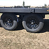 Black 2026 Rainbow Trailers 16' Express Deck Above