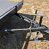 Black 2026 Rainbow Trailers 16' Express Deck Above