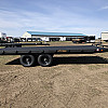 Black 2026 Rainbow Trailers 18' Deck Above