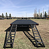 Black 2026 Rainbow Trailers 18' Deck Above