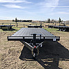 Black 2026 Rainbow Trailers 18' Deck Above
