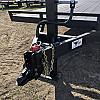 Black 2026 Rainbow Trailers 18' Deck Above