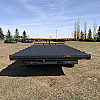 Black 2026 Rainbow Trailers 18' Deck Above
