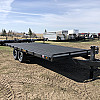 Black 2026 Rainbow Trailers 18' Deck Above