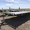 Black 2027 Rainbow Trailers 20' Deck Above