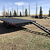 Black 2026 Rainbow Trailers 20' Deck Above