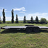 Black 2026 Rainbow Trailers 20' Excursion Car & Equipment Trailer