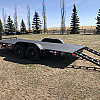 Black 2026 Rainbow Trailers 18' HD Equipment Trailer