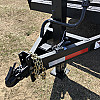 Black 2026 Rainbow Trailers 18' HD Equipment Trailer - Slide Out Ramps