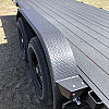 Black 2026 Rainbow Trailers 18' HD Equipment Trailer - Slide Out Ramps