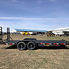 Black 2026 Rainbow Trailers 20' HD Equipment Trailer Flip Up Ramps