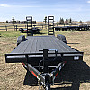 Black 2026 Rainbow Trailers 20' HD Equipment Trailer - Flip Up Ramps