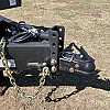 Black 2026 Rainbow Trailers 20' HD Equipment Trailer - Flip Up Ramps