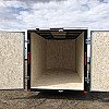 White 2026 Prairie Road 6'x12' Cargo Trailer Single Axle Barn - V Nose  -