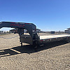 Charcoal 2026 Double A 32' Pro Gooseneck Flatdeck Trailer