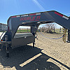 Charcoal 2026 Double A 32' Pro Gooseneck Flatdeck Trailer