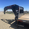 Charcoal 2026 Double A 32' Pro Gooseneck Flatdeck Trailer