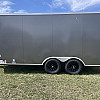 Charcoal 2026 Prairie Road 8'.5x16' Cargo Trailer Charcoal Ramp Door - V Nose  -