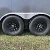 Charcoal 2026 Prairie Road 8'.5x16' Cargo Trailer Charcoal Ramp Door - V Nose  -
