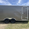 Charcoal 2026 Prairie Road 8'.5x16' Cargo Trailer Charcoal Ramp Door - V Nose  -
