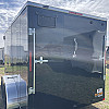 Black 2026 Prairie Road 7'x14'Cargo Trailer Tandem Black Ramp Door