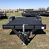 Black 2026 Rainbow Trailers 16' Car & Equipment Trailer