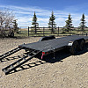 Black 2026 Rainbow Trailers 20' Express Car & Equipment Trailer