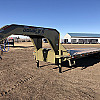 Charcoal 2027 Double A 32' Pro Gooseneck Flatdeck Trailer