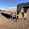 Charcoal 2027 Double A 32' Pro Gooseneck Flatdeck Trailer