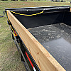 Black 2026 Double A 16' Pro Dump Trailer