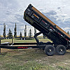 Black 2026 Double A 16' Pro Dump Trailer
