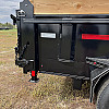 Black 2026 Double A 16' Pro Dump Trailer