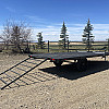 Black 2026 Rainbow Trailers 14' Express 2 Place Sled