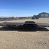 Black 2026 Rainbow Trailers 20' HD Equipment Trailer - Slide Out Ramps